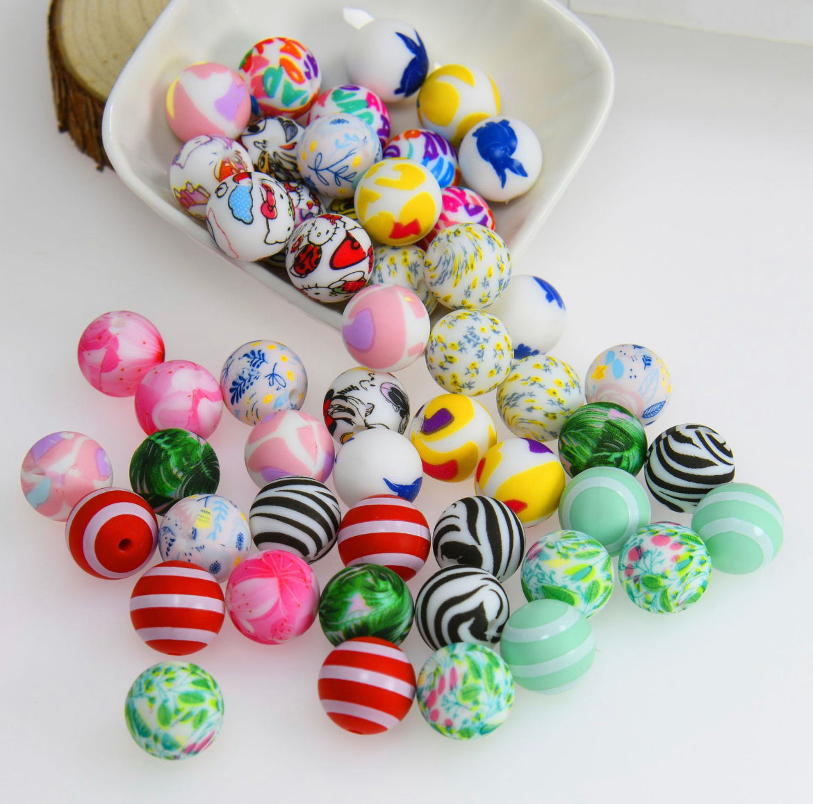 Focal Beads,Silicone Beads,DIY Key chains,Accessories